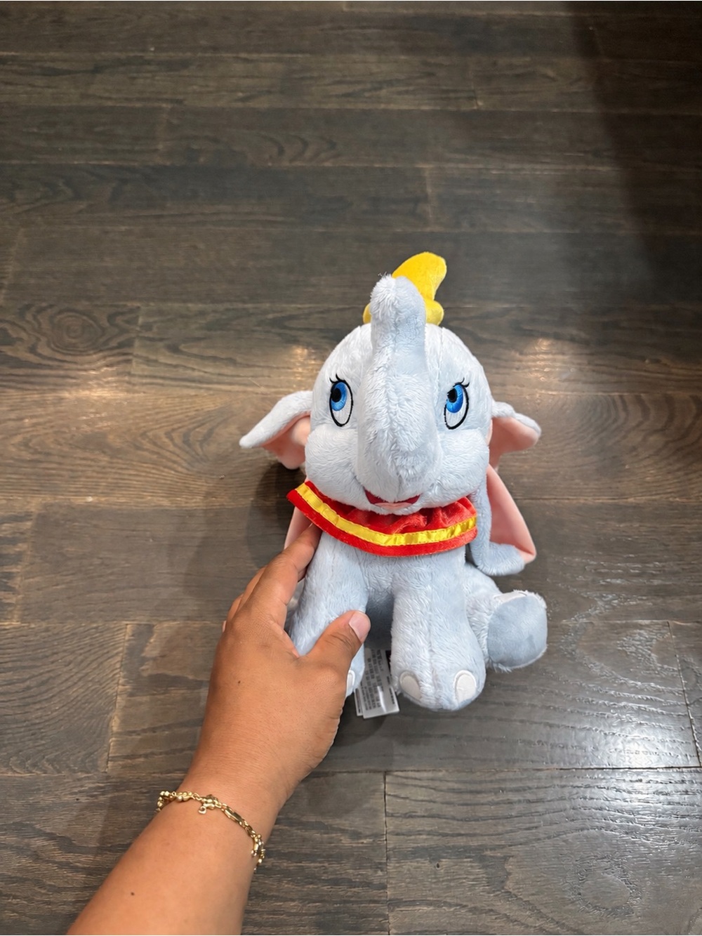 Disney Dumbo Plush Toy - Blue and Yellow Kids Stuffed Elephant